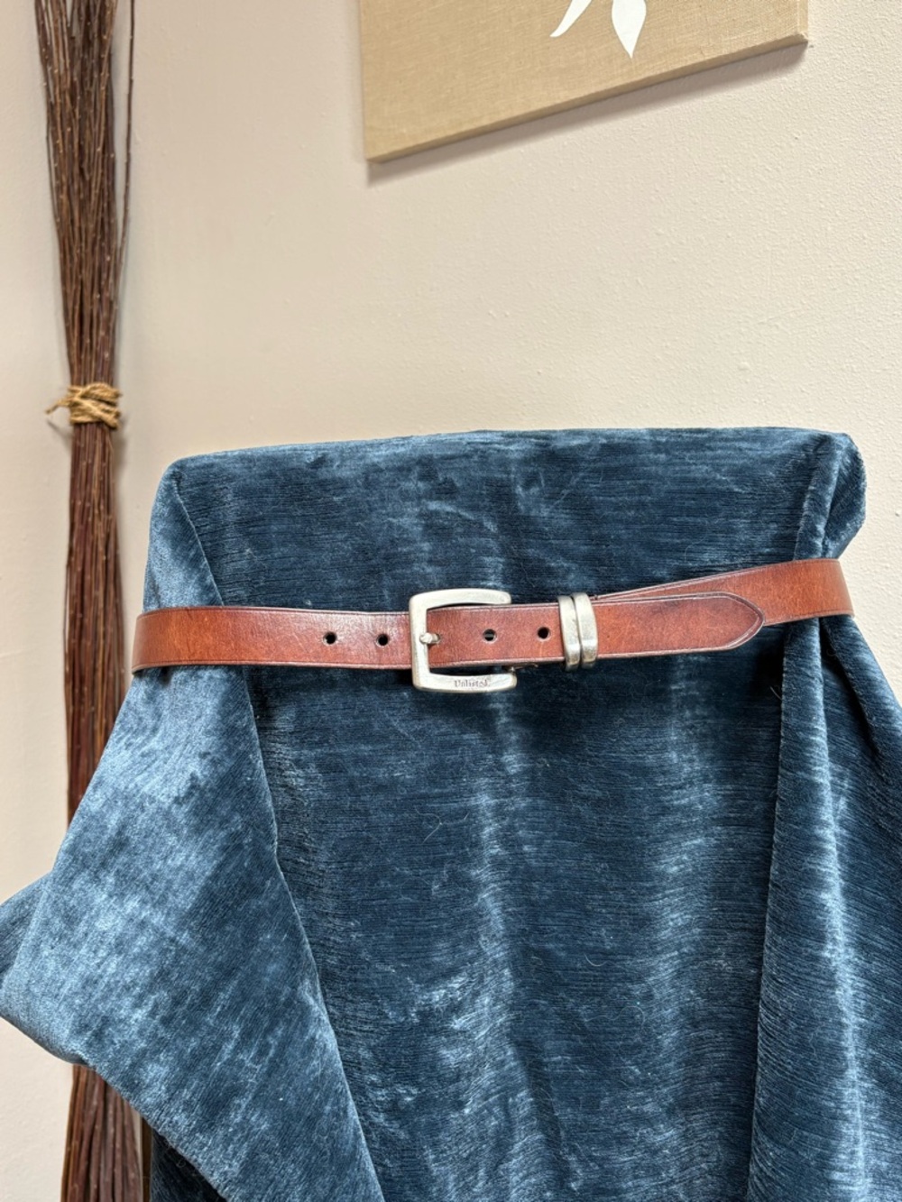 Classic Brown Leather Women's Belt